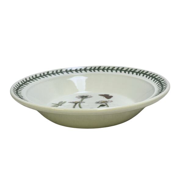 Portmeirion Vintage Botanic Garden England 8.5" Daisy Rim Soup Bowl - Picture 2 of 6